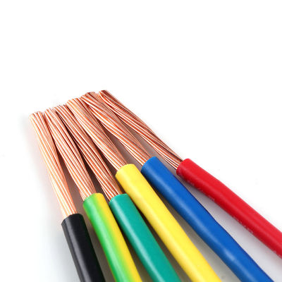 購入 IEC 60227 4mm BV 固い鎖銅線 パーソナライズされたPVC隔離ケーブル online manufacture