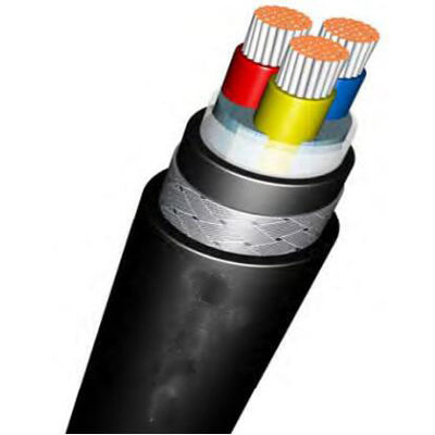 購入 35mm アルミ/銅コア スチールワイヤー PVC/XLPE 地下装甲電源ケーブル 黒95mm online manufacture