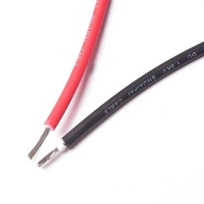 購入 H1Z2Z2-K 2x4mm XLPE 太陽光ケーブル 太陽光パネルのための簡単な設置 online manufacture