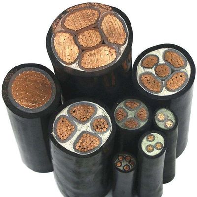 カスタマイズされた長さ0.6/1KV NYY銅導体XLPEPVCシート電源ケーブル