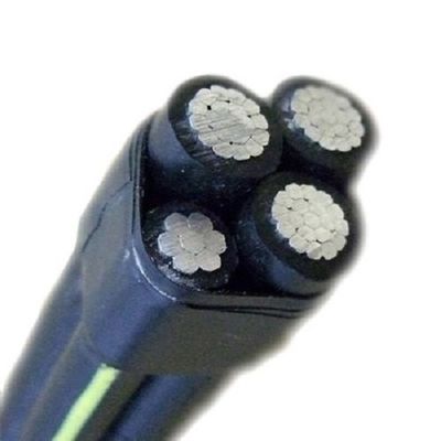 空中バンドル XLPE 絶縁アルミケーブル 4コア 16mm 35mm 95mm 低電圧用
