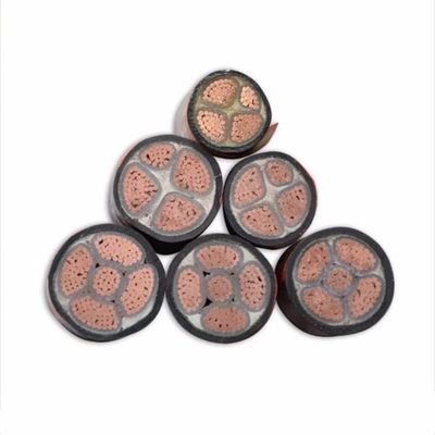 低電圧 5X25MM2 装甲式電気ワイヤ 建設用電源ケーブル