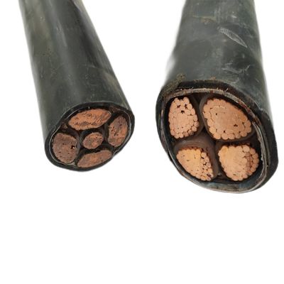 PVCジャケット NYY 4x25mm2 XLPE 低電圧12Vの電源ケーブル